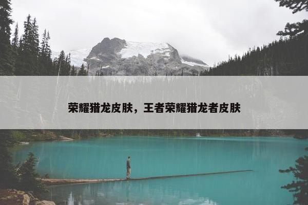 荣耀猎龙皮肤，王者荣耀猎龙者皮肤