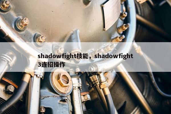 shadowfight技能，shadowfight3连招操作