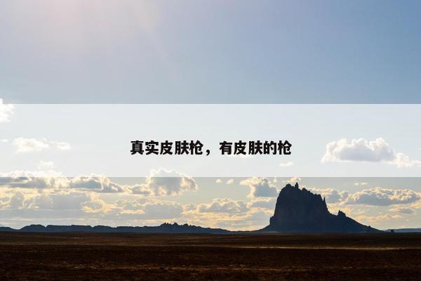 真实皮肤枪，有皮肤的枪
