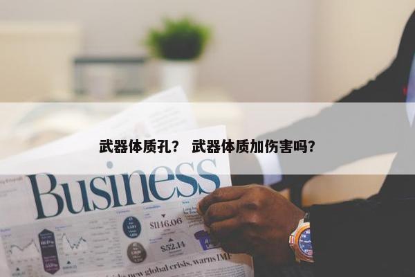 武器体质孔？ 武器体质加伤害吗？