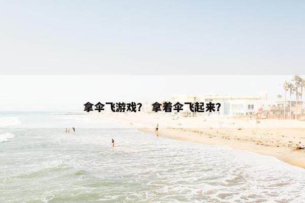 拿伞飞游戏？ 拿着伞飞起来？