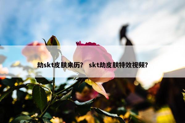 劫skt皮肤来历？ skt劫皮肤特效视频？