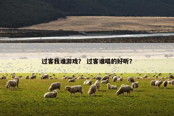 过客我谁游戏？ 过客谁唱的好听？