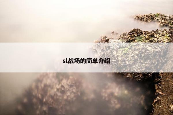 sl战场的简单介绍
