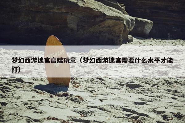 梦幻西游迷宫高端玩意（梦幻西游迷宫需要什么水平才能打）