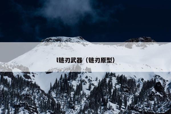 l链刃武器（链刃原型）