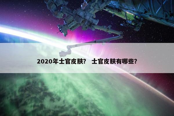 2020年士官皮肤? 士官皮肤有哪些? 2020年士官皮肤? 士官皮肤有哪些?