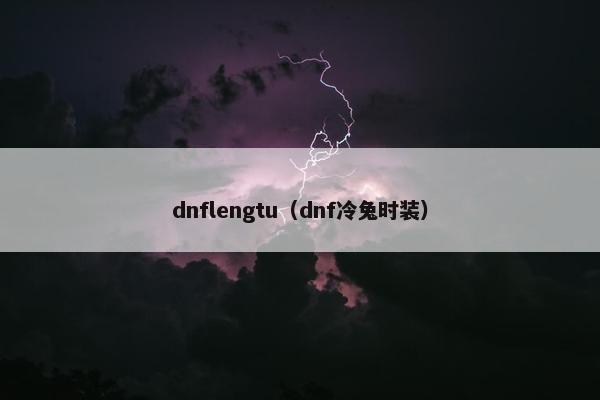 dnflengtu(dnf冷兔时装) dnflengtu(dnf冷兔时装)