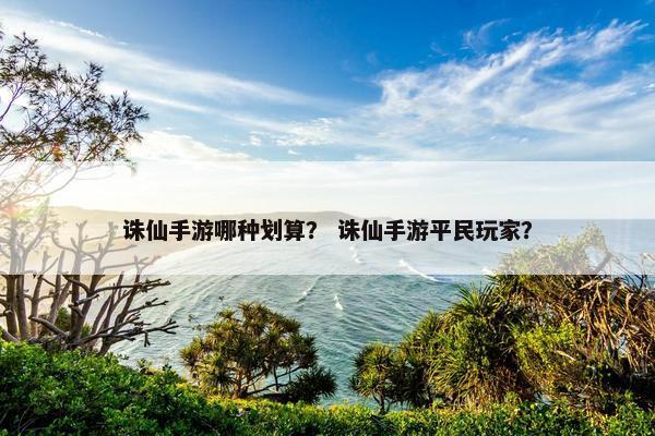 诛仙手游哪种划算？ 诛仙手游平民玩家？