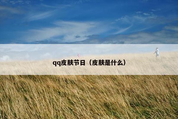 qq皮肤节日（皮肤是什么）