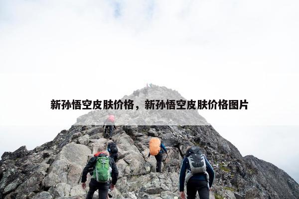 新孙悟空皮肤价格，新孙悟空皮肤价格图片