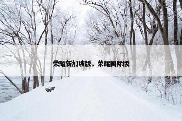 荣耀新加坡版，荣耀国际版
