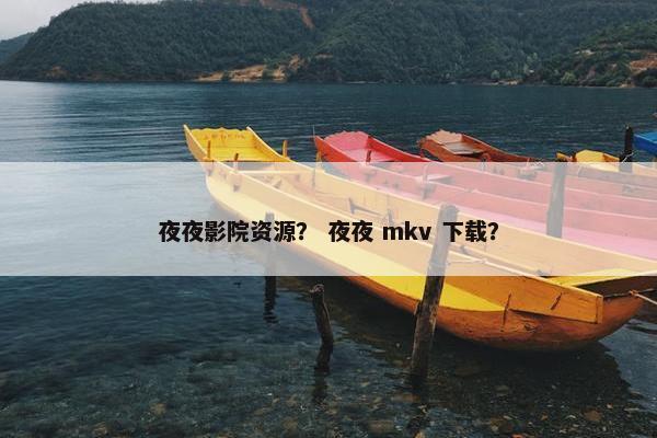夜夜影院资源？ 夜夜 mkv 下载？