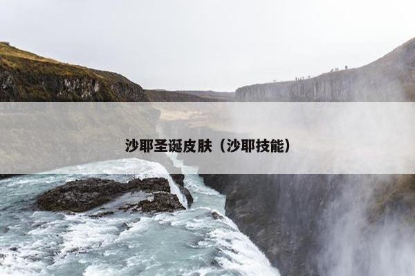 沙耶圣诞皮肤（沙耶技能）