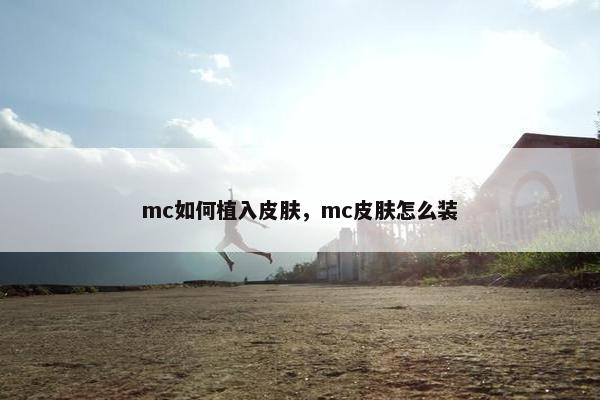 mc如何植入皮肤，mc皮肤怎么装