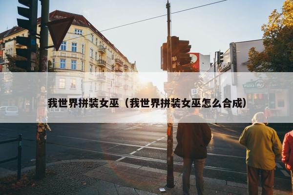 我世界拼装女巫（我世界拼装女巫怎么合成）