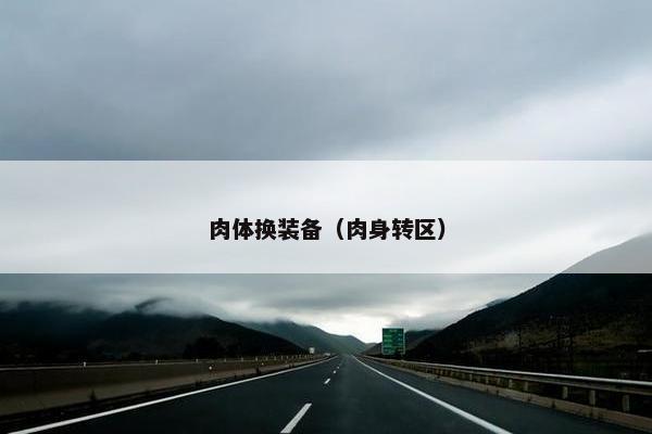 肉体换装备（肉身转区）