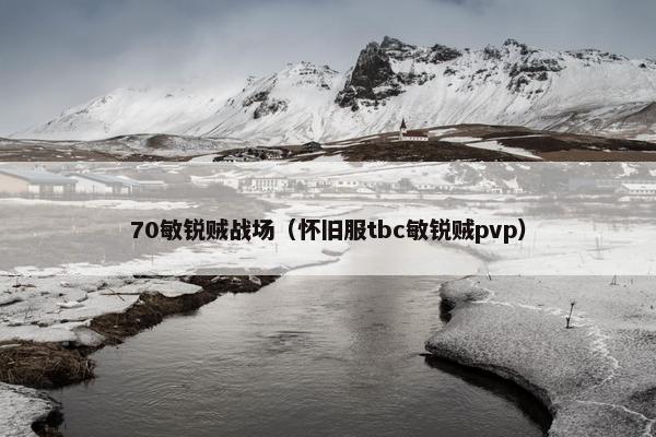70敏锐贼战场（怀旧服tbc敏锐贼pvp）