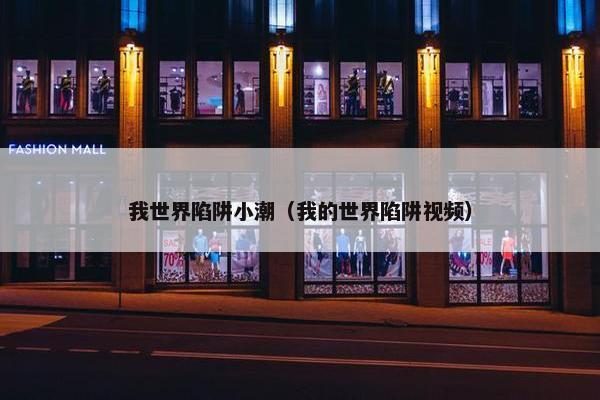 我世界陷阱小潮（我的世界陷阱视频）