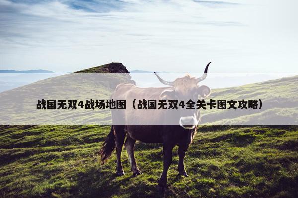 战国无双4战场地图（战国无双4全关卡图文攻略）