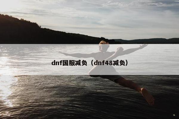 dnf国服减负（dnf48减负）