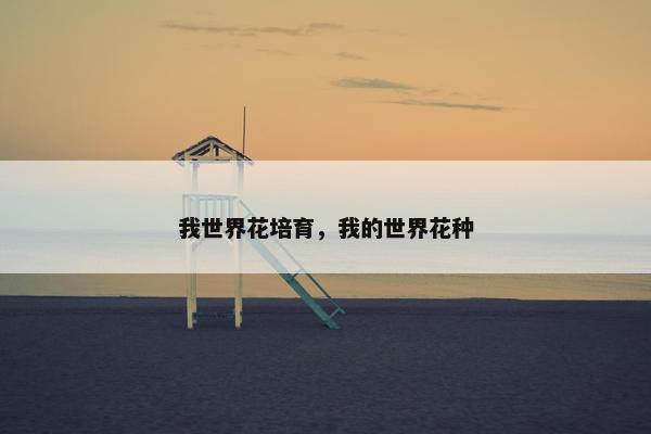 我世界花培育，我的世界花种