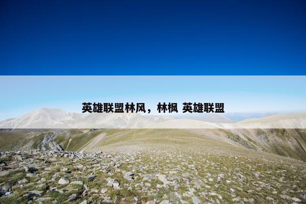 英雄联盟林风,林枫 英雄联盟 英雄联盟林风,林枫 英雄联盟