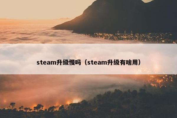 steam升级慢吗(steam升级有啥用) steam升级慢吗(steam升级有啥用)