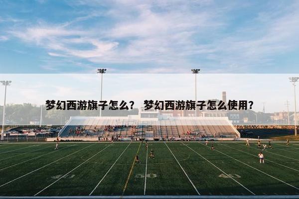 梦幻西游旗子怎么？ 梦幻西游旗子怎么使用？