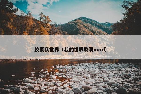 胶囊我世界（我的世界胶囊mod）