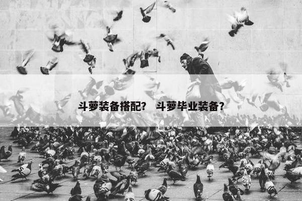 斗萝装备搭配？ 斗萝毕业装备？