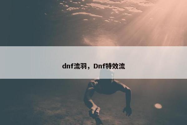 dnf流羽,Dnf特效流 dnf流羽,Dnf特效流
