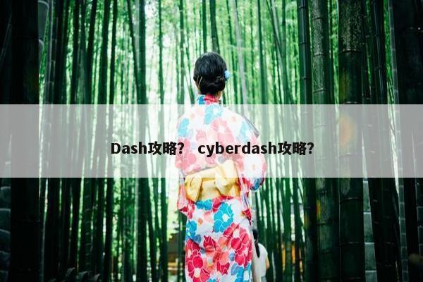 Dash攻略？ cyberdash攻略？