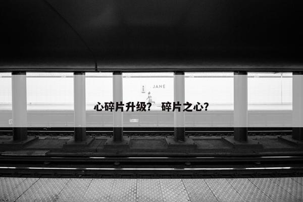 心碎片升级? 碎片之心? 心碎片升级? 碎片之心?