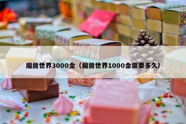 魔兽世界3000金（魔兽世界1000金需要多久）