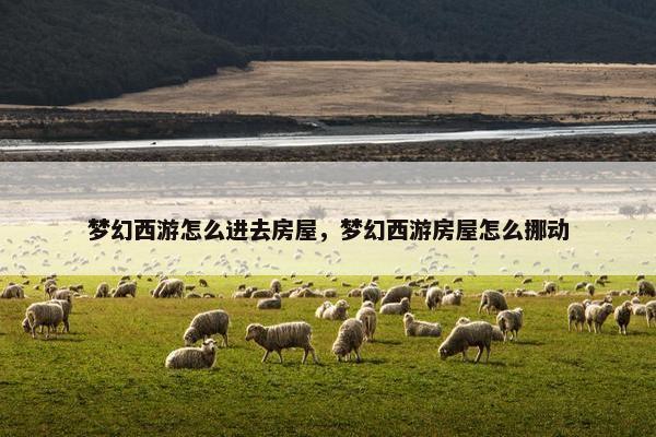 梦幻西游怎么进去房屋，梦幻西游房屋怎么挪动
