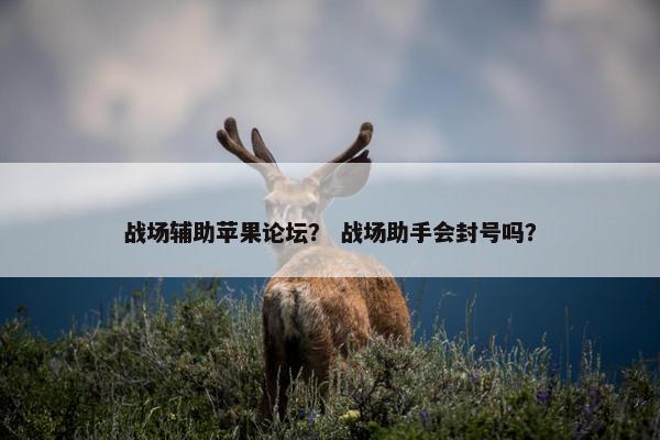 战场辅助苹果论坛? 战场助手会封号吗? 战场辅助苹果论坛? 战场助手会封号吗?