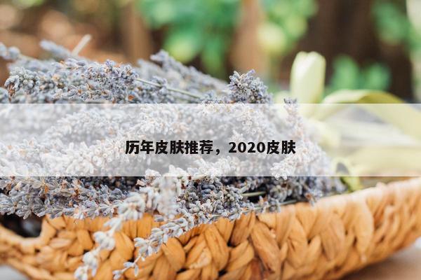 历年皮肤推荐,2020皮肤 历年皮肤推荐,2020皮肤